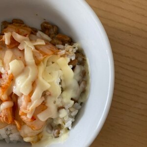ネバネバ☆納豆＆キムチ＆チーズ